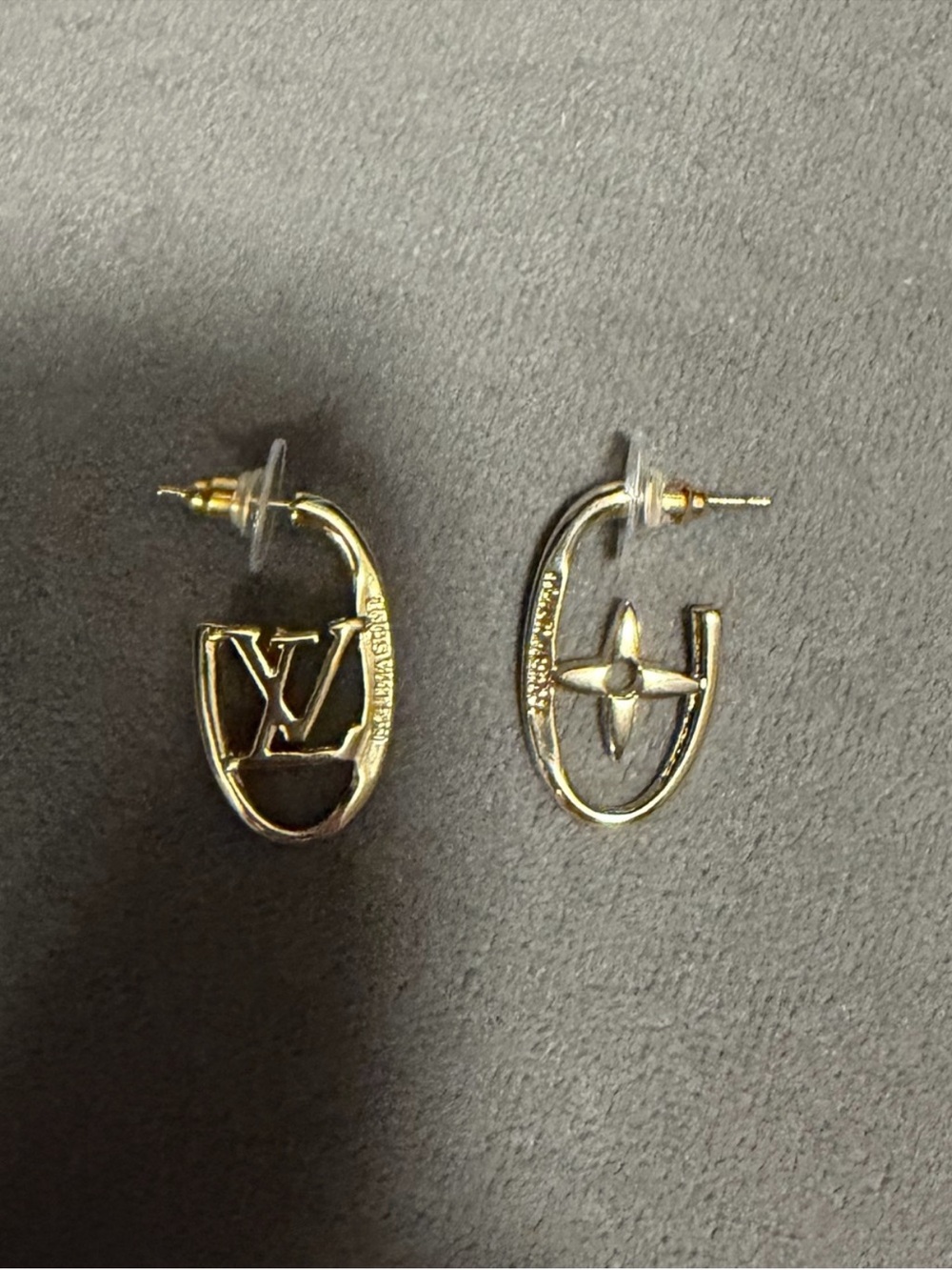 Louis Vuitton 18K Gold Plated Earrings